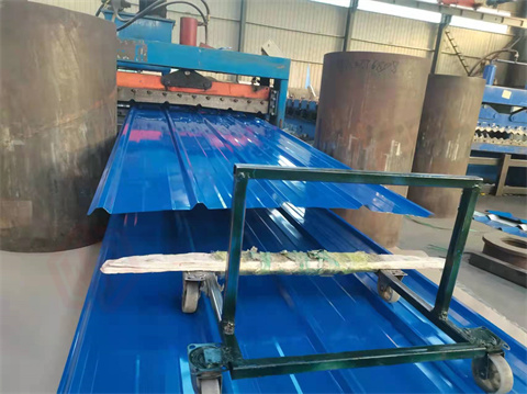 Blue Corrugated Steel Sheet